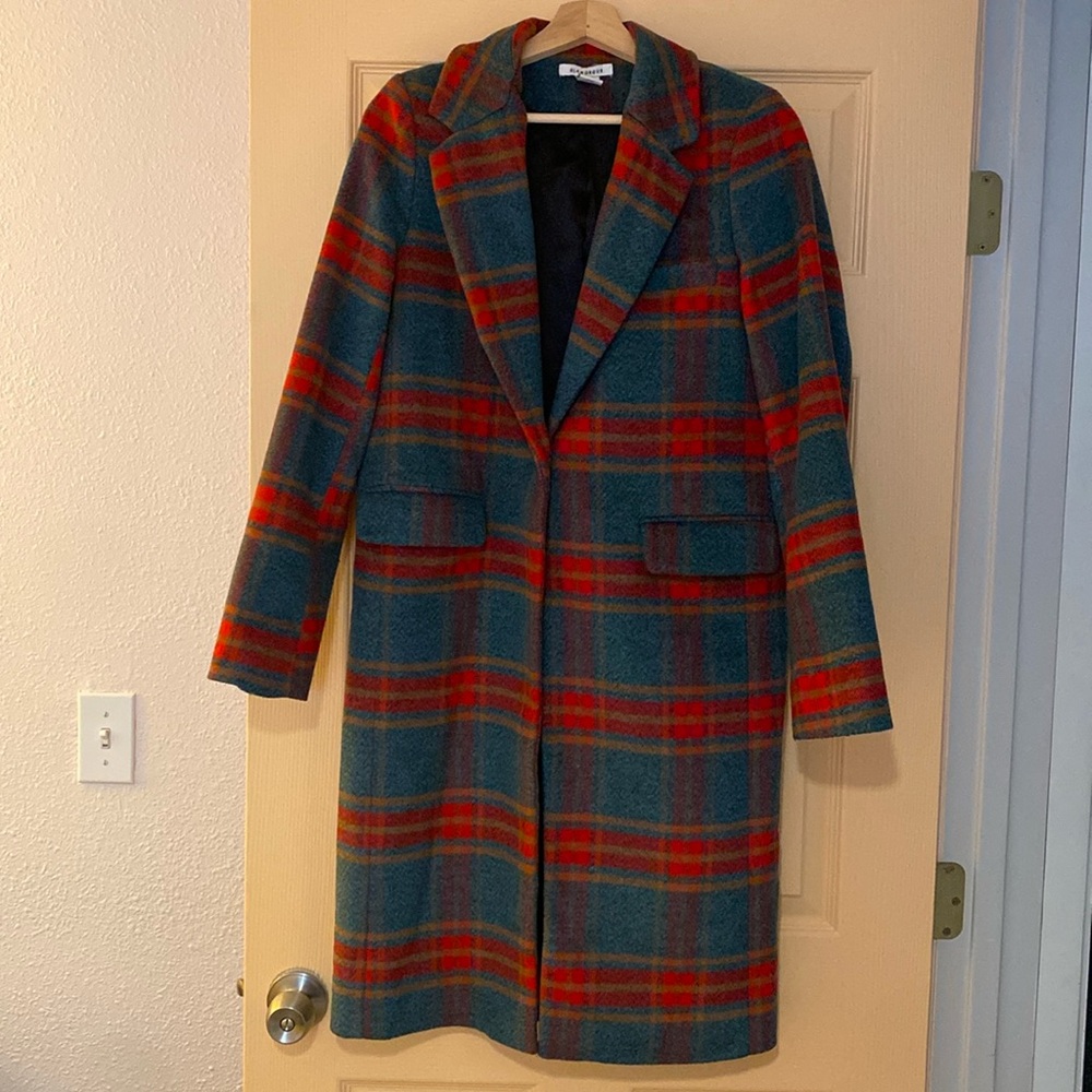 Long Plaid Jacket